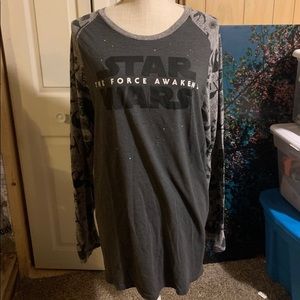 Star Wars Baseball Long Sleeve Tee